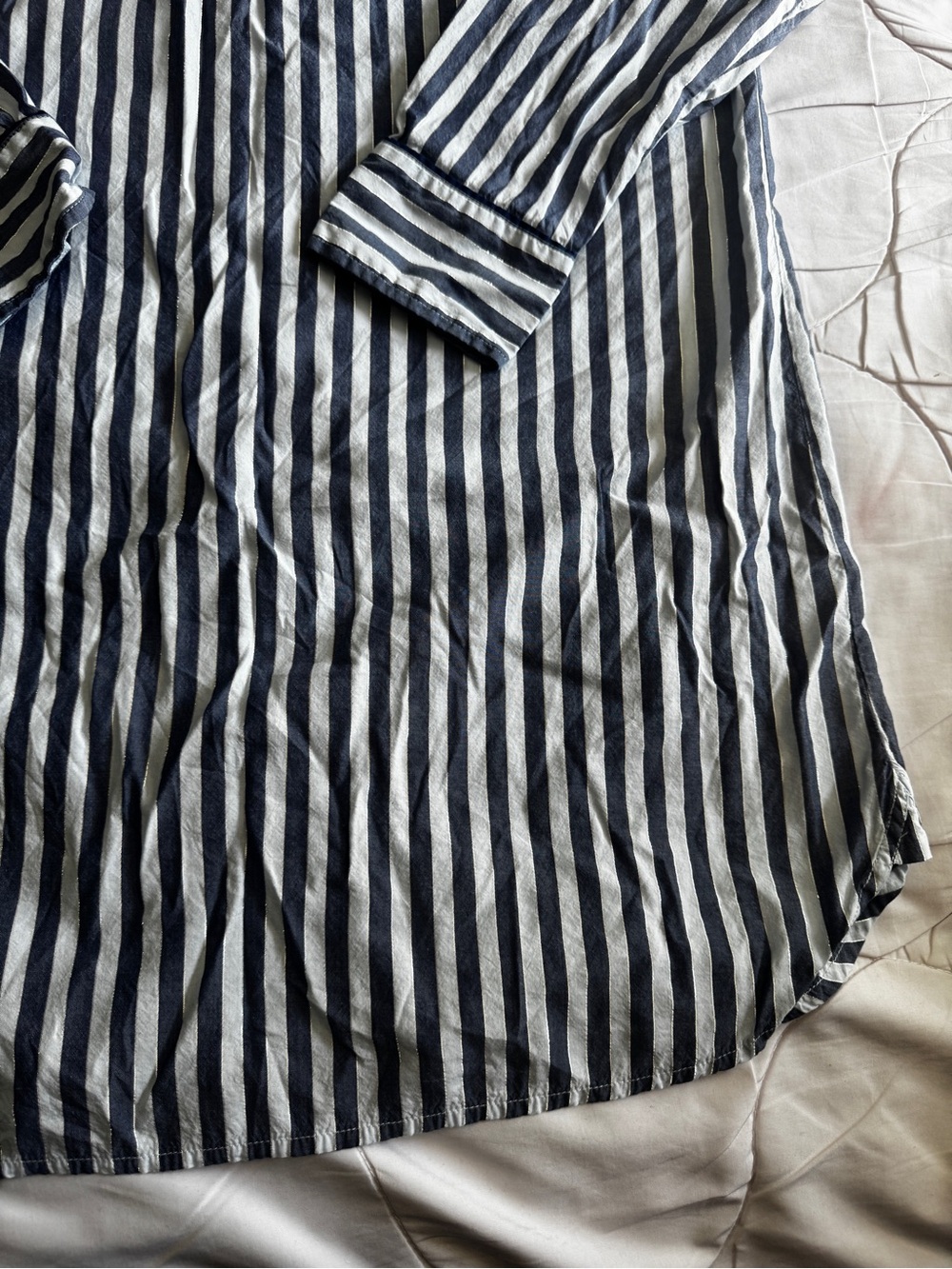 Victoria Secret Blue and White Stripped Long Nightgown NWOT - Picture 14 of 14